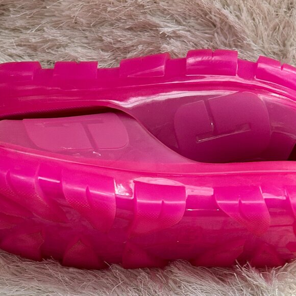 UGG Women's Vibrant Pink Slide Sandals - Picture 3 of 5